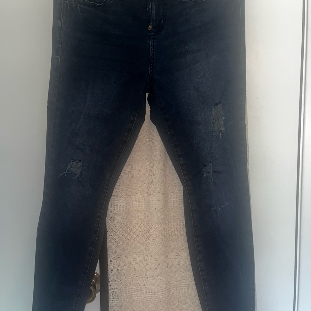 Seven7 Women's Dark Wash Skinny Jeans